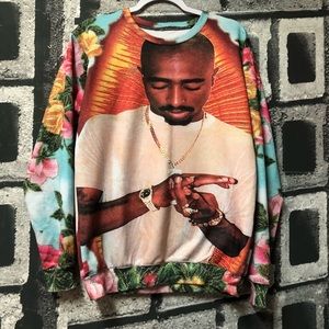 Tupac all over print